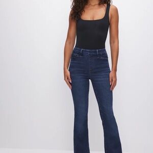 Like New, Good American Pull On, Flared Jeans, Sz 2XL